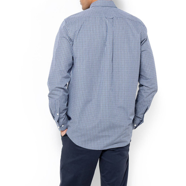Product THE BOSTONIANS CHESTER POPLIN SHIRT REGULAR FIT MiniCheck POPLIN Button-down Regular Fit base image