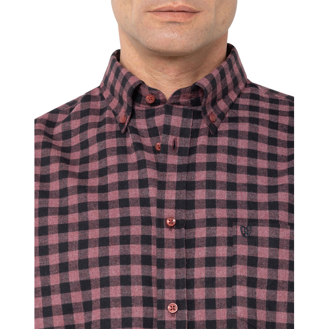 Product THE BOSTONIANS ΠΟΥΚΑΜΙΣΟ MAVERICK FLANNEL REGULAR FIT MedCheck FLANNEL Button-down Regular FIT base image