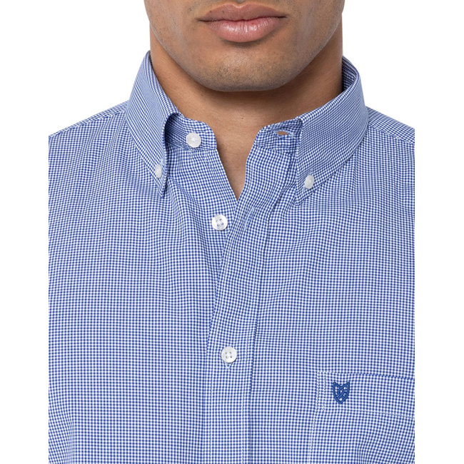 Product THE BOSTONIANS CHESTER POPLIN SHIRT REGULAR FIT MiniCheck POPLIN Button-down Regular Fit base image