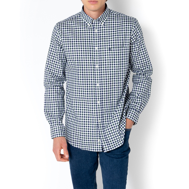 Product THE BOSTONIANS ΠΟΥΚΑΜΙΣΟ MAVERICK TWILL REGULAR FIT MedCheck TWILL Button-down Regular FIT base image