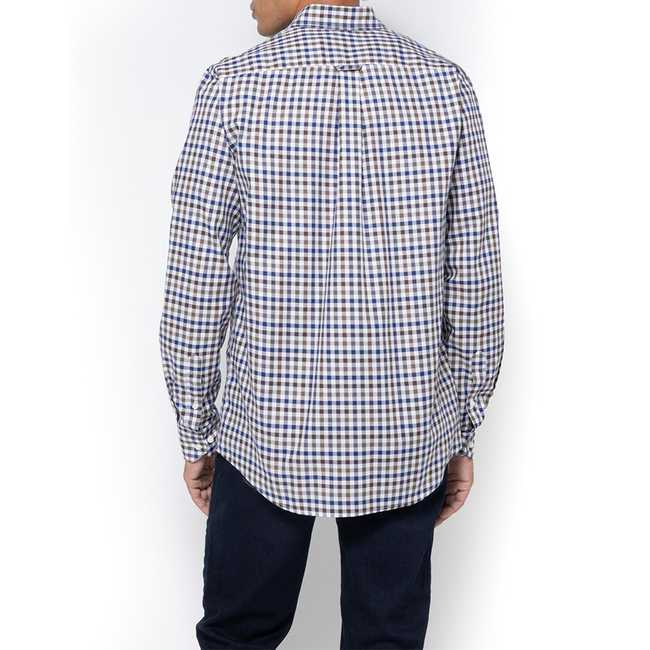 Product THE BOSTONIANS ΠΟΥΚΑΜΙΣΟ MAVERICK TWILL REGULAR FIT MedCheck TWILL Button-down Regular FIT base image