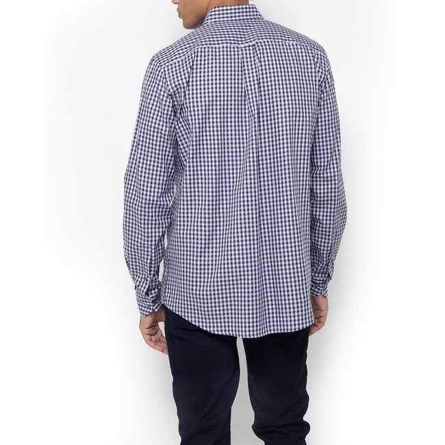 Product THE BOSTONIANS ΠΟΥΚΑΜΙΣΟ MAVERICK TWILL REGULAR FIT MedCheck TWILL Button-down Regular FIT base image