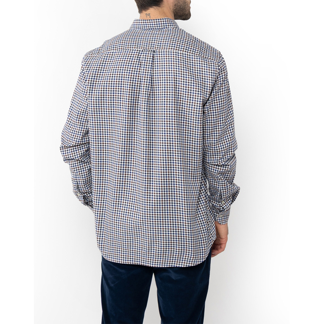 Product THE BOSTONIANS SHIRT MAVERICK TWILL REGULAR FIT MedCheck TWILL Button-down Regular FIT base image