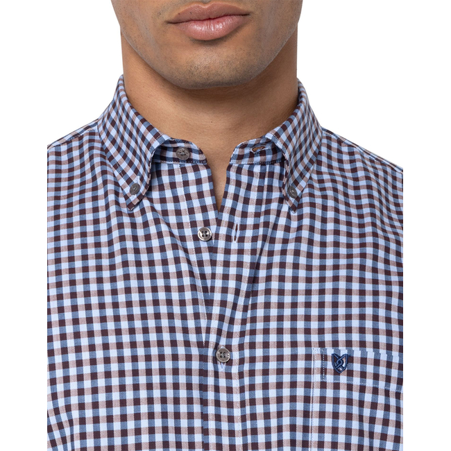 Product THE BOSTONIANS ΠΟΥΚΑΜΙΣΟ MAVERICK TWILL REGULAR FIT MedCheck TWILL Button-down Regular FIT base image