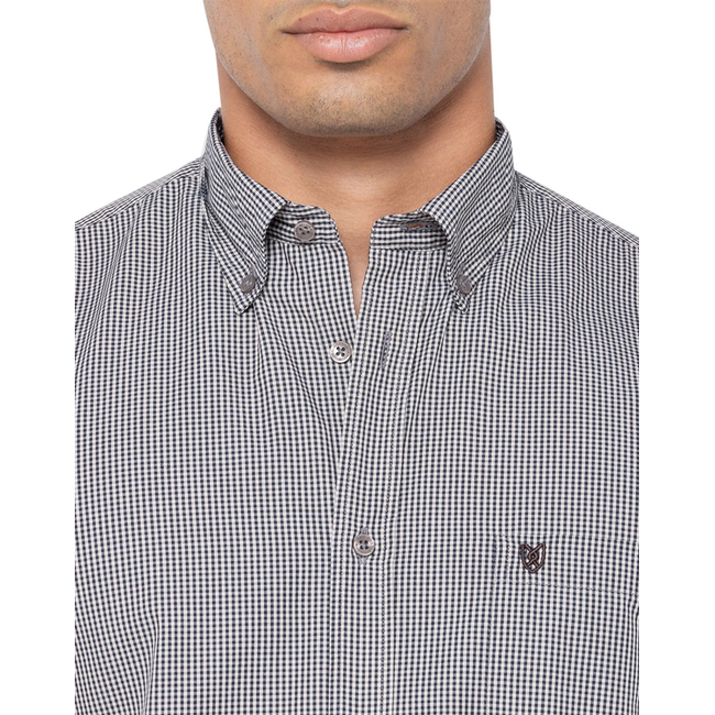 Product THE BOSTONIANS ΠΟΥΚΑΜΙΣΟ CHESTER ΠΟΠΛΙΝΑ REGULAR FIT MiniCheck POPLIN Button-down Regular Fit base image