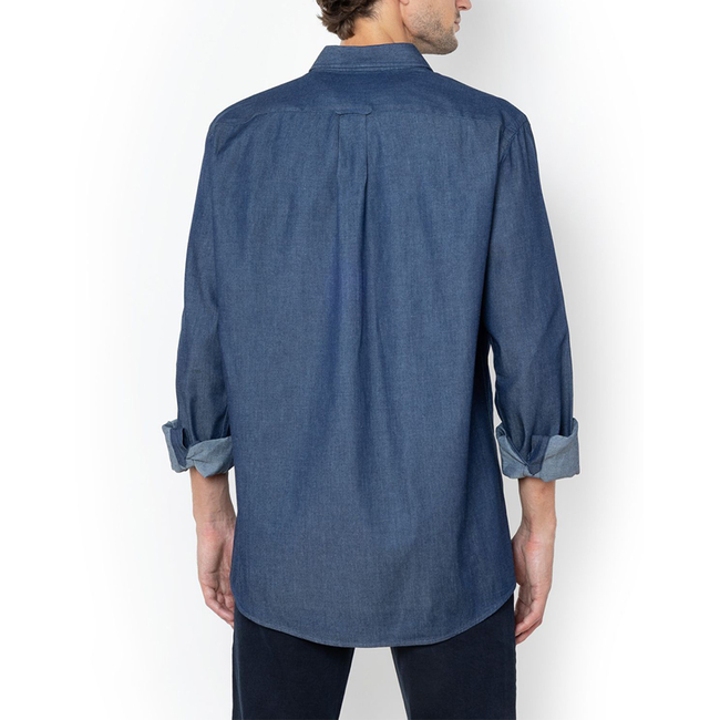 Product THE BOSTONIANS ΠΟΥΚΑΜΙΣΟ DENIM REGULAR FIT Plain DENIM Button-down Regular Fit base image