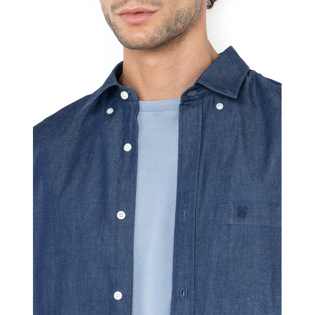 Product THE BOSTONIANS ΠΟΥΚΑΜΙΣΟ DENIM REGULAR FIT Plain DENIM Button-down Regular Fit base image