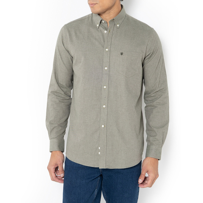 Product THE BOSTONIANS ΠΟΥΚΑΜΙΣΟ ΦΑΝΕΛΑ REGULAR FIT Plain FLANNEL Button-down Regular Fit base image