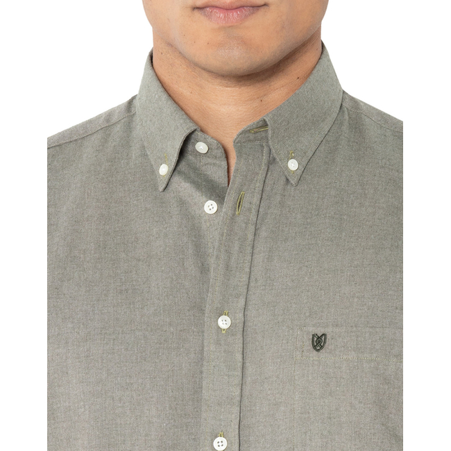 Product THE BOSTONIANS ΠΟΥΚΑΜΙΣΟ ΦΑΝΕΛΑ REGULAR FIT Plain FLANNEL Button-down Regular Fit base image