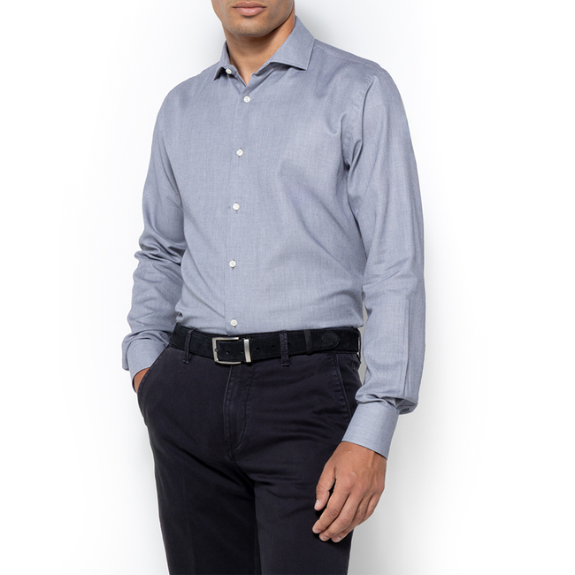 Product THE BOSTONIANS ΠΟΥΚΑΜΙΣΟ DOBBY CUSTOM FIT Patterned DOBBY Semi-rex Custom FIT base image