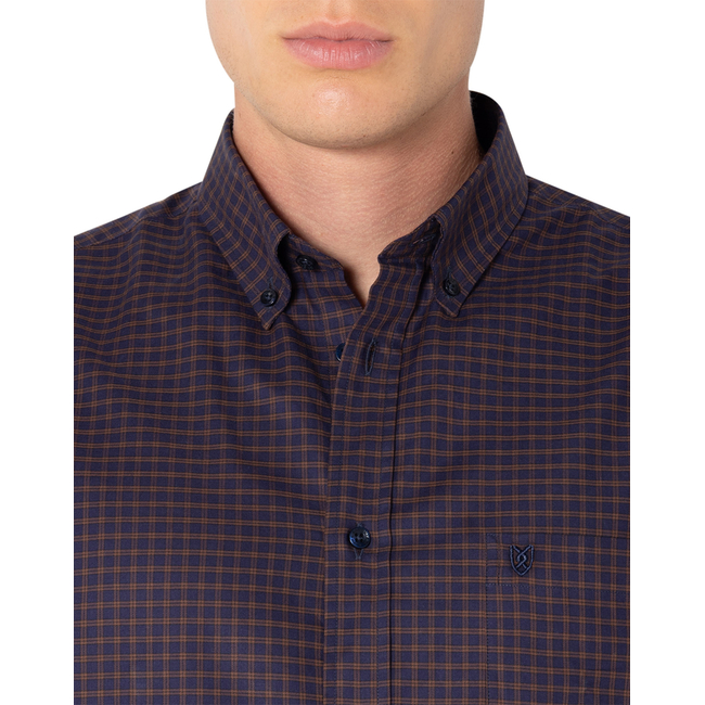Product THE BOSTONIANS ΠΟΥΚΑΜΙΣΟ CHESTER TWILL REGULAR FIT MiniCheck TWILL Button-down Regular FIT base image