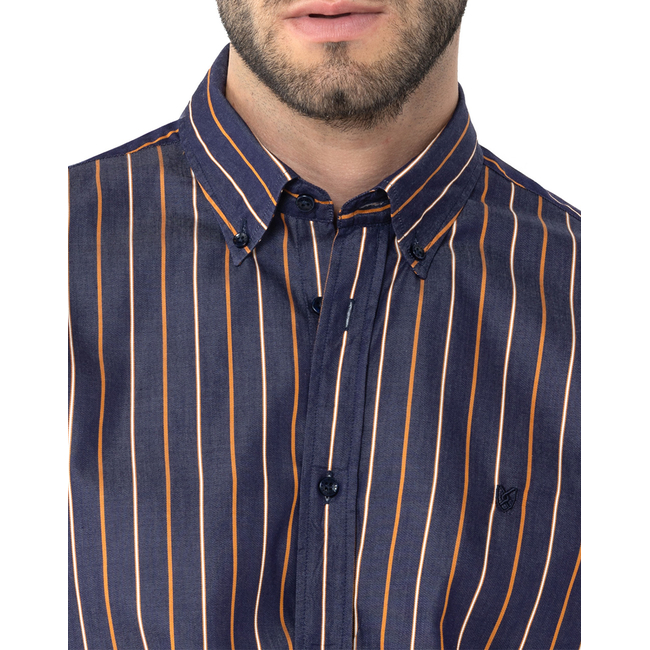 Product THE BOSTONIANS SHIRT ACORN TWILL REGULAR FIT Stripe TWILL Button-down Regular FIT base image