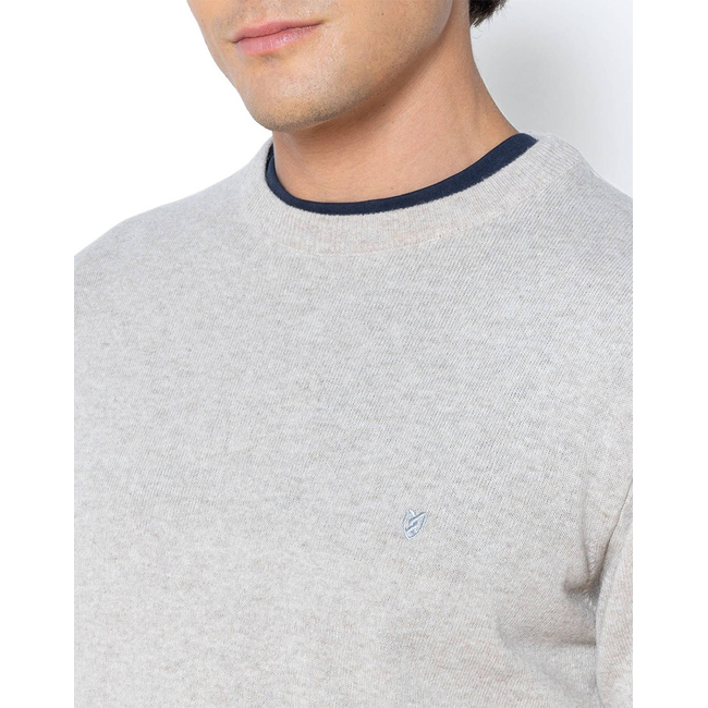 Product THE BOSTONIANS KNITTED LAMBSWOOL NECKLINE REGULAR FIT base image