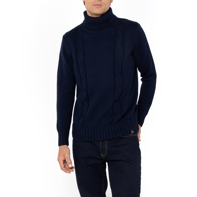 Product THE BOSTONIANS ΠΛΕΚΤΟ ΒΑΜΒΑΚΕΡΟ ΖΙΒΑΓΚΟ REGULAR FIT base image