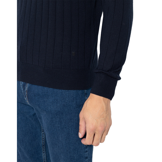 Product THE BOSTONIANS ΠΛΕΚΤΟ MERINO ΛΑΙΜΟΚΟΨΗ REGULAR FIT base image