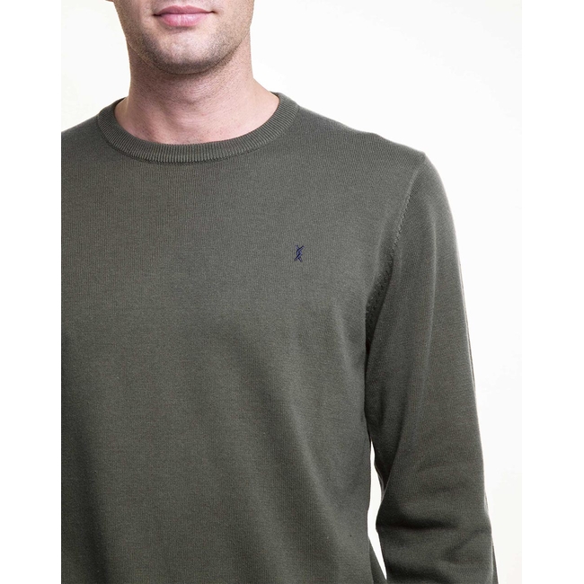 Product THE BOSTONIANS ΠΛΕΚΤΟ ΒΑΜΒΑΚΕΡΟ ΛΑΙΜΟΚΟΨΗ REGULAR FIT base image