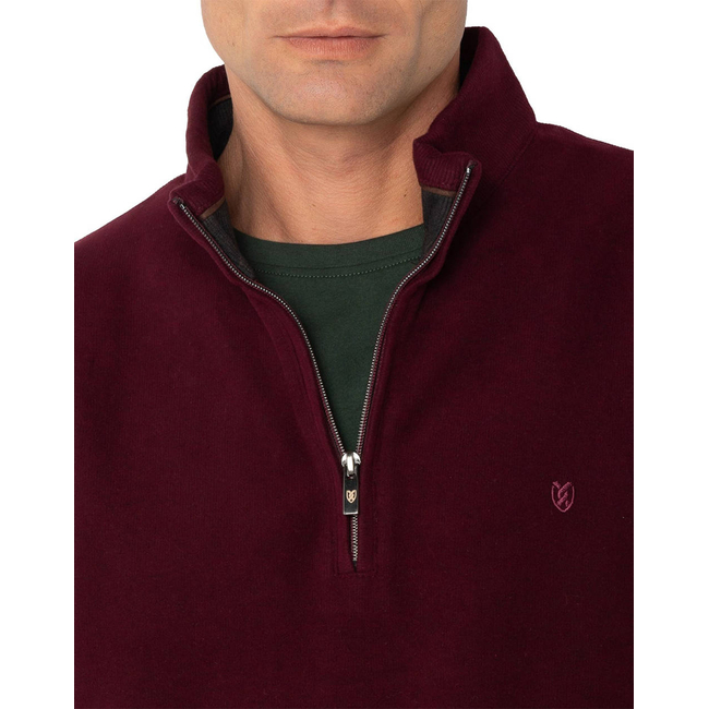 Product THE BOSTONIANS ΦΟΥΤΕΡ ΒΑΜΒΑΚΕΡΟ HALF ZIP REGULAR FIT base image