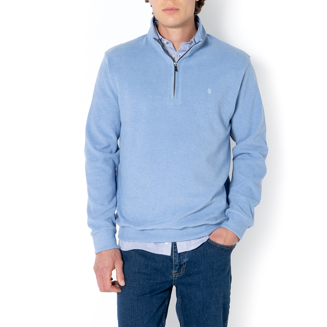 Product THE BOSTONIANS ΦΟΥΤΕΡ ΒΑΜΒΑΚΕΡΟ HALF ZIP REGULAR FIT base image