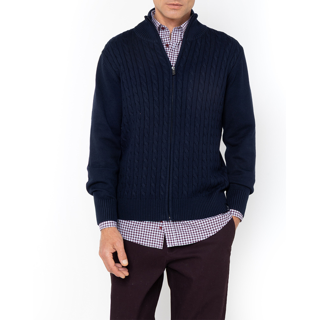 Product THE BOSTONIANS ΠΛΕΚΤΗ ΖΑΚΕΤΑ CABLE REGULAR FIT base image