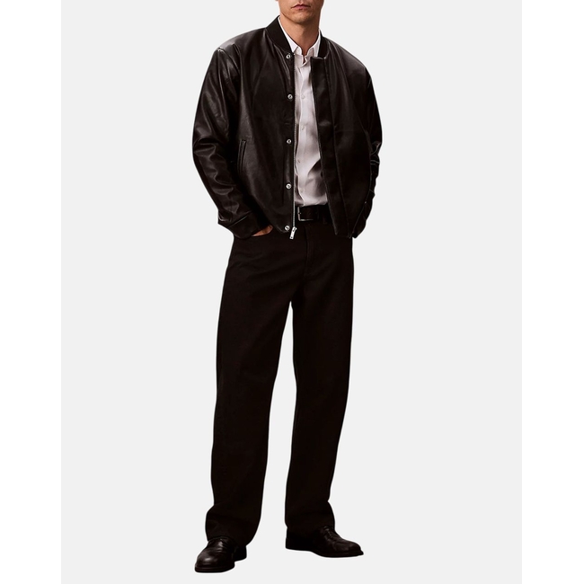 Product CALVIN KLEIN JEANS LS FX LTHR FLLD BMBR base image