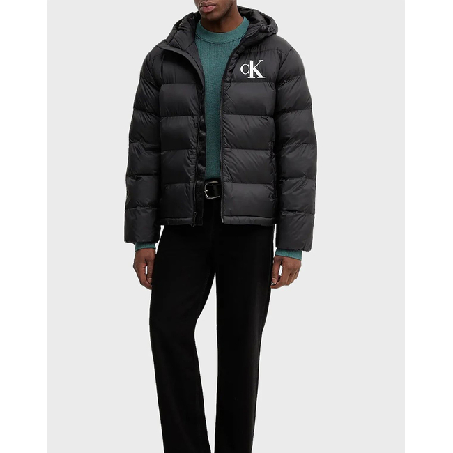 Product CALVIN KLEIN JEANS LS NYLON MONOGRAM PUFFER JKT base image