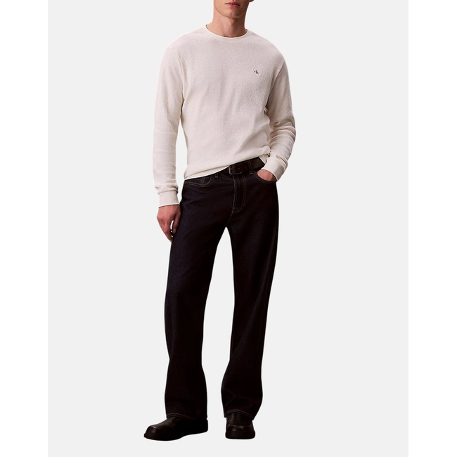 Product CALVIN KLEIN LS WAFFLE BADGE CREWNK TEE base image