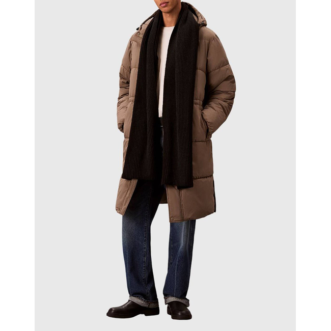 Product CALVIN KLEIN JEANS CK METAL WOOL RIB SCARF base image