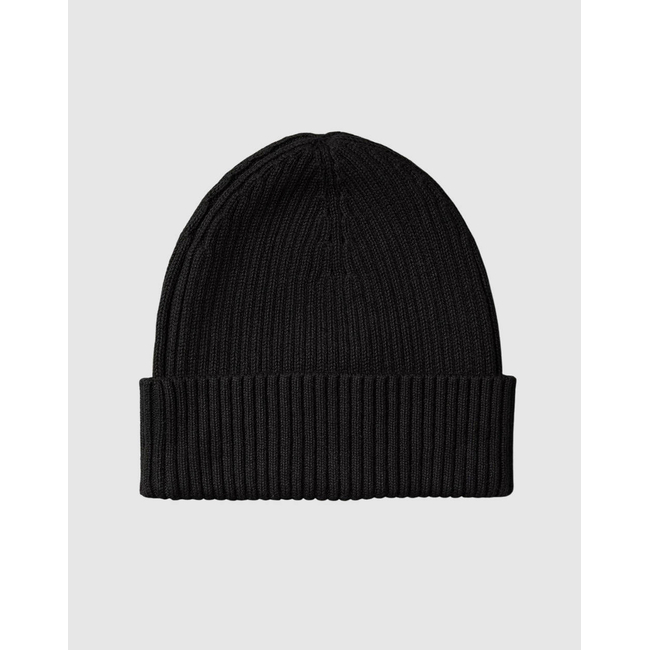 Product CALVIN KLEIN PATCH CHUNKY RIB COTTON BEANIE base image