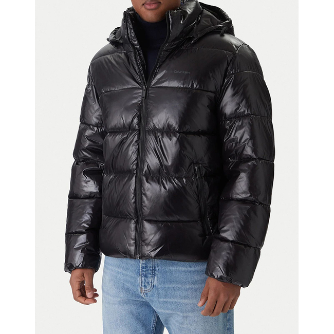 Product CALVIN KLEIN LS GLOSSY CHANNELED PUFFER JKT base image