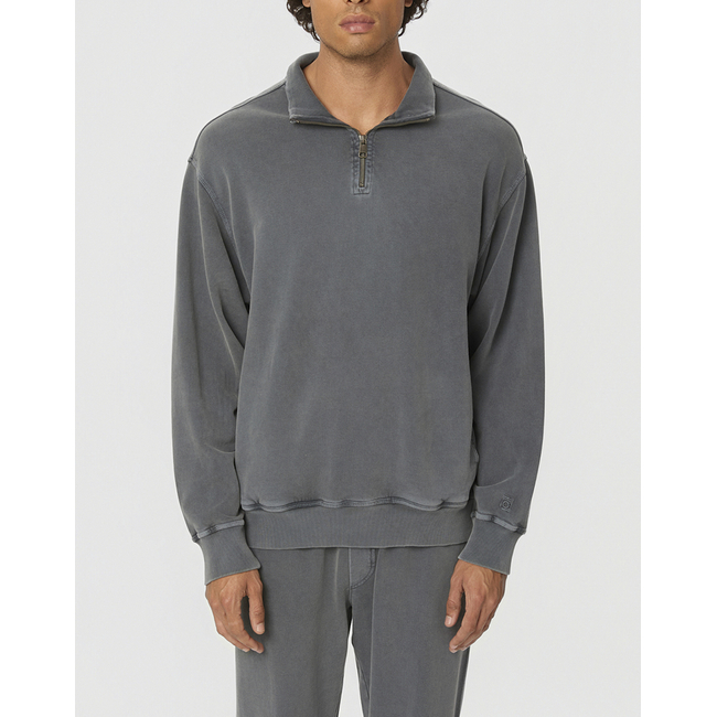 Product DIRTY LAUNDRY DROPPED SHOULDER HALF-ZIP CREWNECK base image