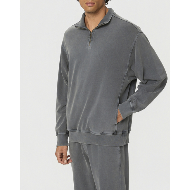 Product DIRTY LAUNDRY DROPPED SHOULDER HALF-ZIP CREWNECK base image