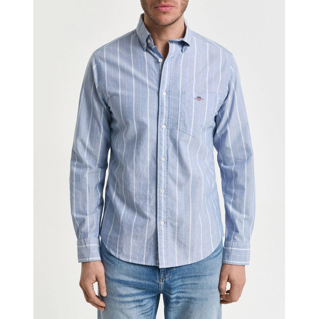 Product GANT ΠΟΥΚΑΜΙΣΟ ΜΜ REG CLASSIC OXFORD STRIPE SHIRT base image