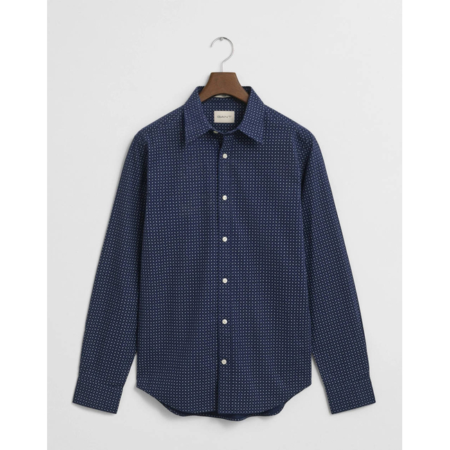 Product GANT LS REG MICRO PRINT SHIRT base image