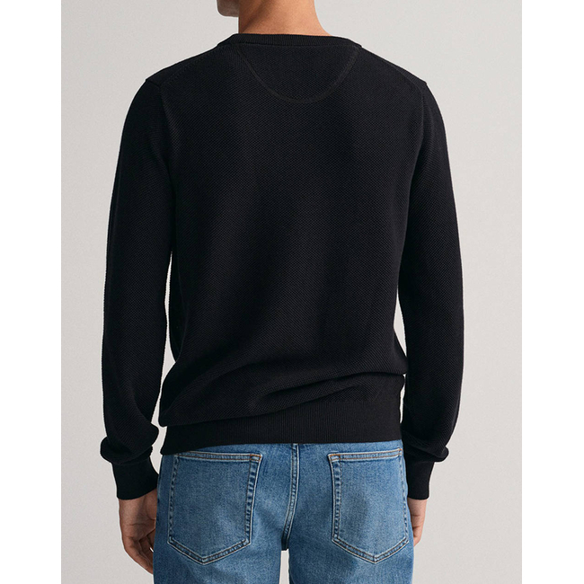 Product GANT LS COTTON PIQUE C-NECK SWEATER base image