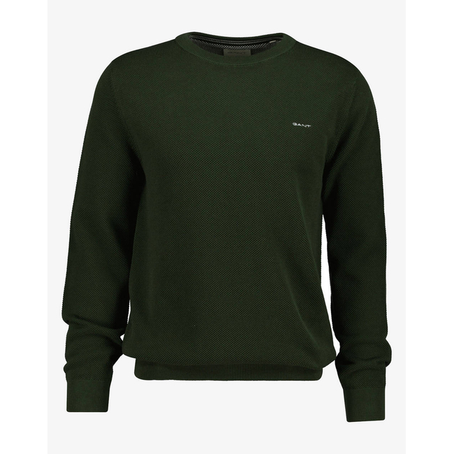 Product GANT LS COTTON PIQUE C-NECK SWEATER base image