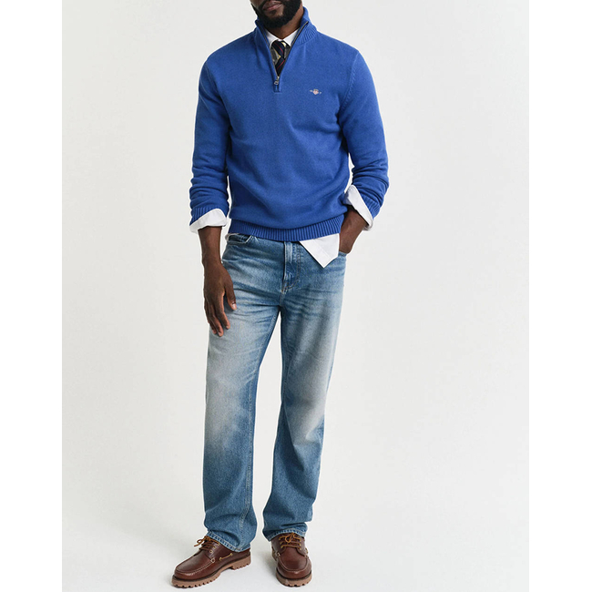 Product GANT MM CASUAL COTTON HALF ZIP SWEATER base image