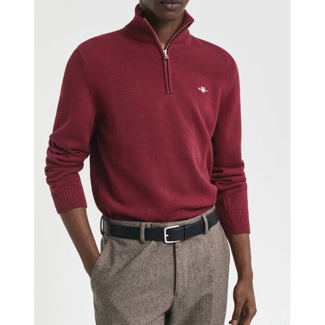 Product GANT MM CASUAL COTTON HALF ZIP SWEATER base image