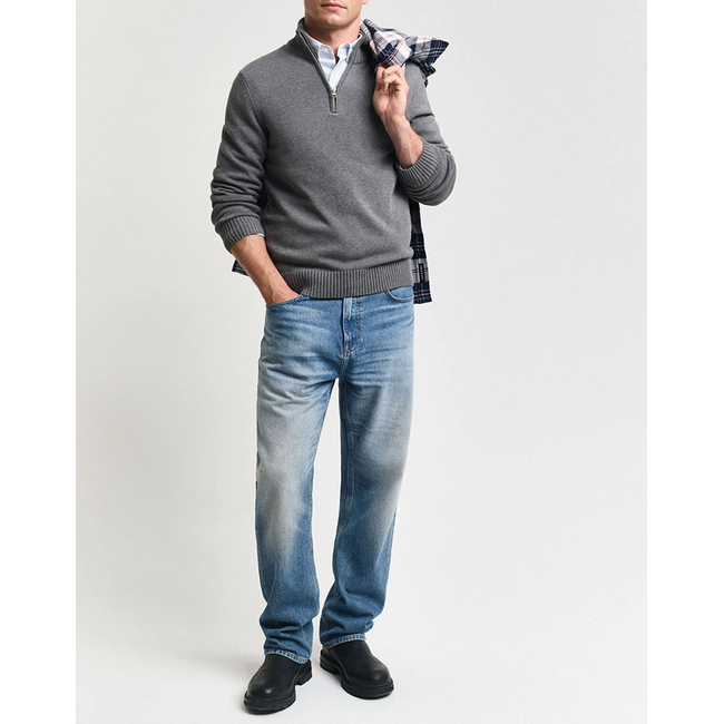 Product GANT ΠΟΥΛΟΒΕΡ ΜΜ CASUAL COTTON HALF ZIP base image