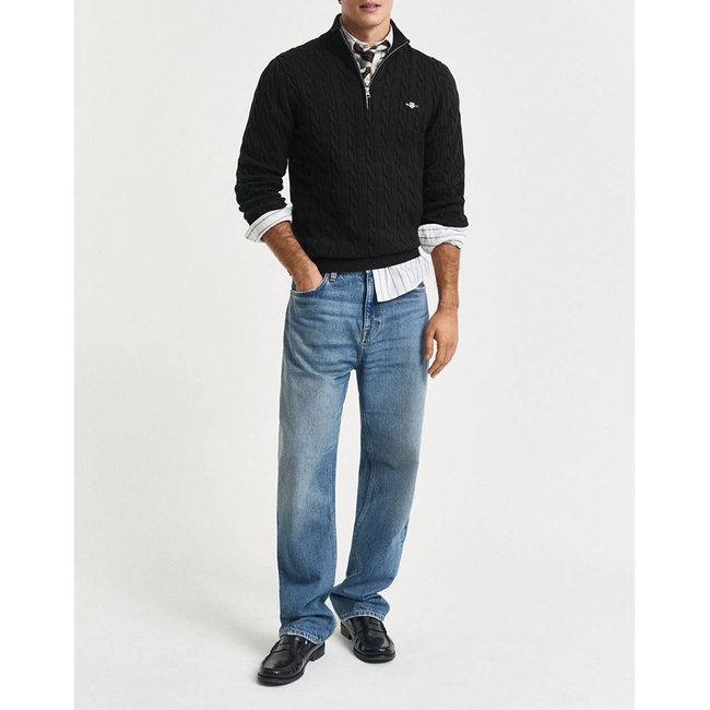 Product GANT ΠΟΥΛΟΒΕΡ ΜΜ COTTON CABLE HALF ZIP base image