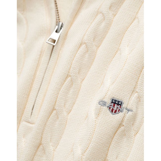 Product GANT ΠΟΥΛΟΒΕΡ ΜΜ COTTON CABLE HALF ZIP base image