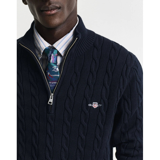 Product GANT ΠΟΥΛΟΒΕΡ ΜΜ COTTON CABLE HALF ZIP base image