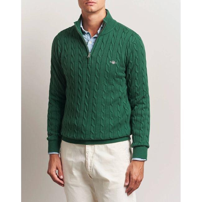 Product GANT ΠΟΥΛΟΒΕΡ ΜΜ COTTON CABLE HALF ZIP base image