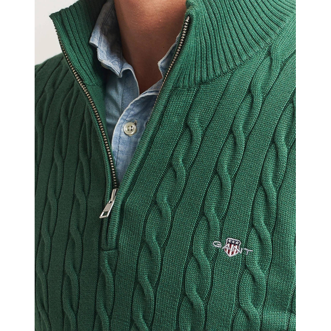 Product GANT ΠΟΥΛΟΒΕΡ ΜΜ COTTON CABLE HALF ZIP base image