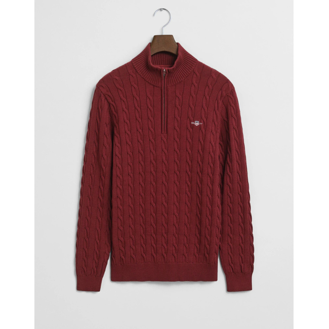 Product GANT ΠΟΥΛΟΒΕΡ ΜΜ COTTON CABLE HALF ZIP base image