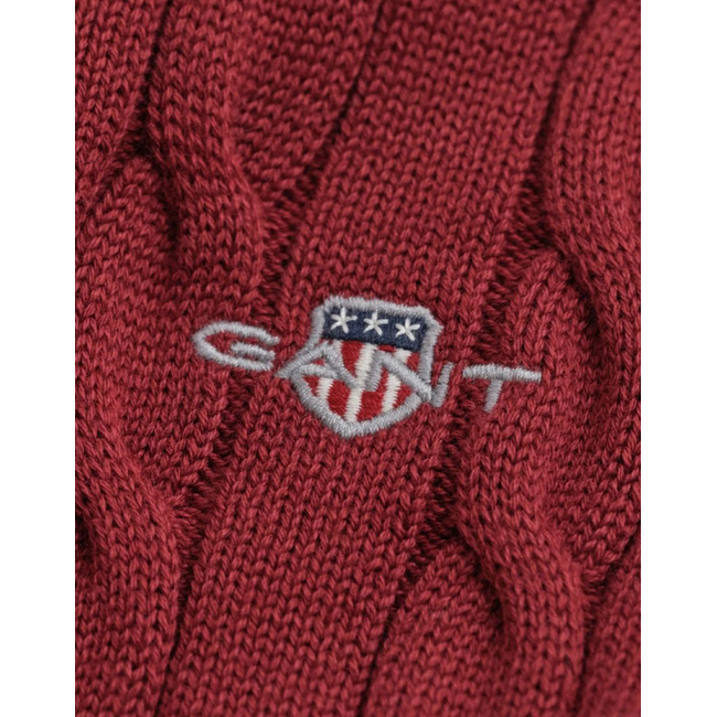Product GANT ΠΟΥΛΟΒΕΡ ΜΜ COTTON CABLE HALF ZIP base image