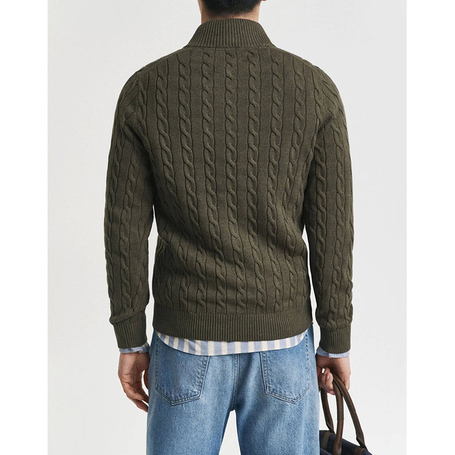 Product GANT ΠΟΥΛΟΒΕΡ ΜΜ COTTON CABLE HALF ZIP base image