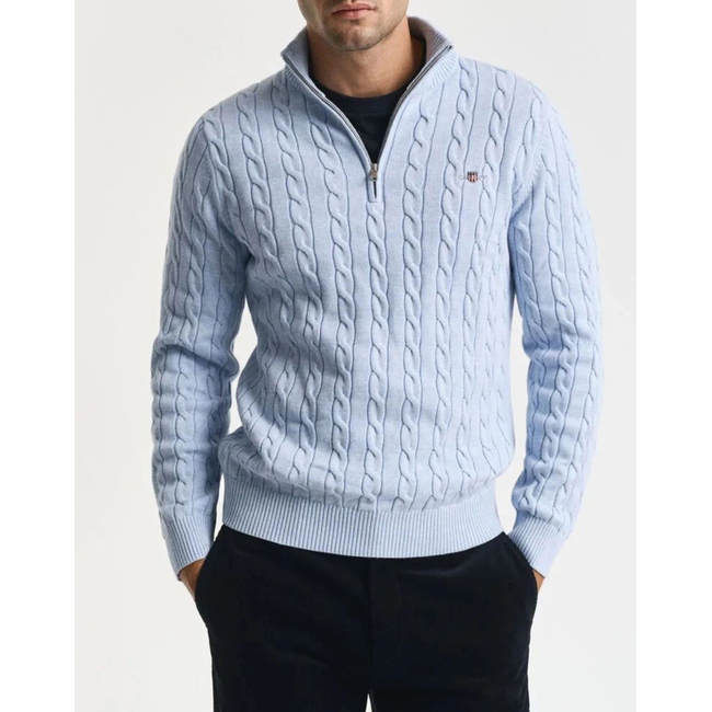 Product GANT ΠΟΥΛΟΒΕΡ ΜΜ COTTON CABLE HALF ZIP base image