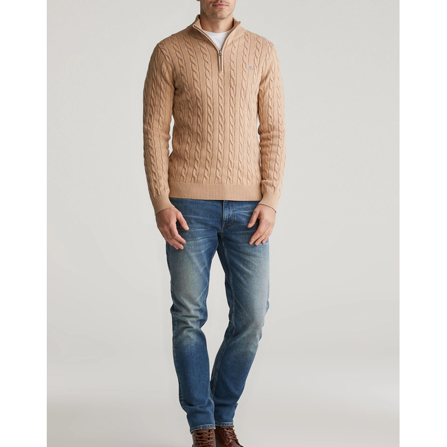 Product GANT ΠΟΥΛΟΒΕΡ ΜΜ COTTON CABLE HALF ZIP base image