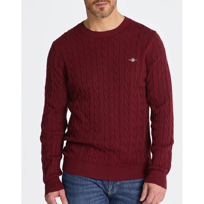 Product GANT ΠΟΥΛΟΒΕΡ ΜΜ COTTON CABLE C-NECK base image