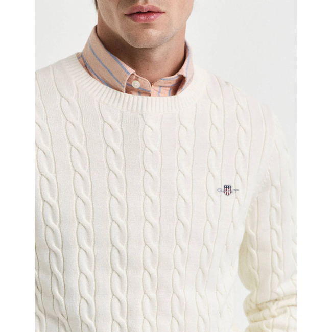 Product GANT ΠΟΥΛΟΒΕΡ ΜΜ COTTON CABLE C-NECK base image